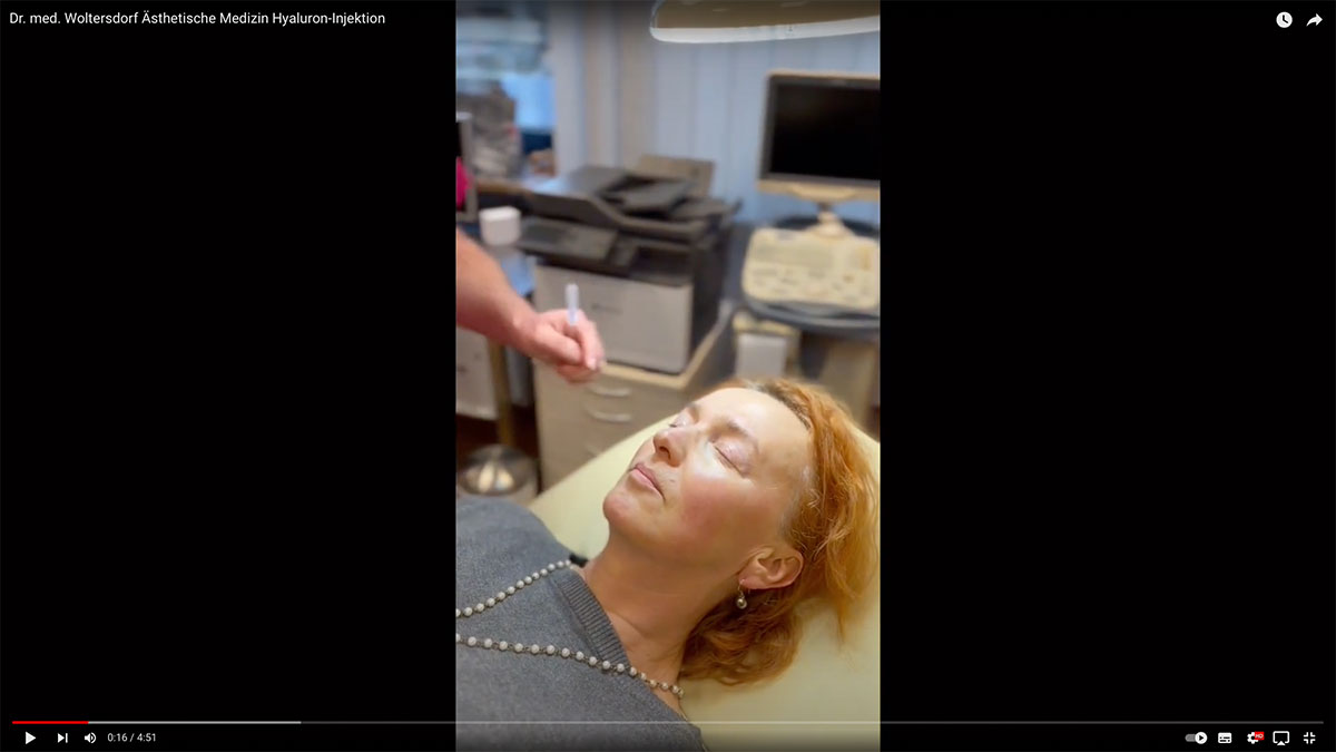 Video: Dr. med. Woltersdorf: Hyaluron-Injektion